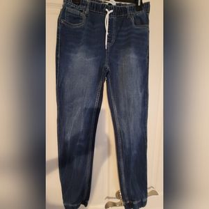 Boy's Levi Dobby Denim Joggers Size XL